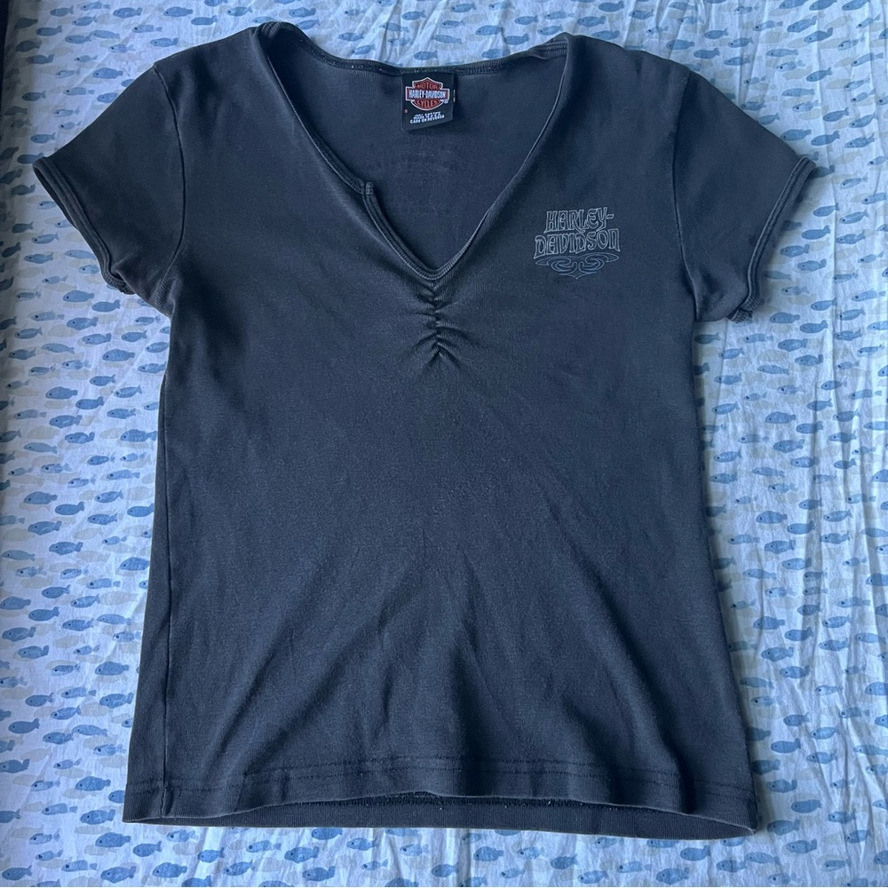 Harley Davidson dark grey shirt